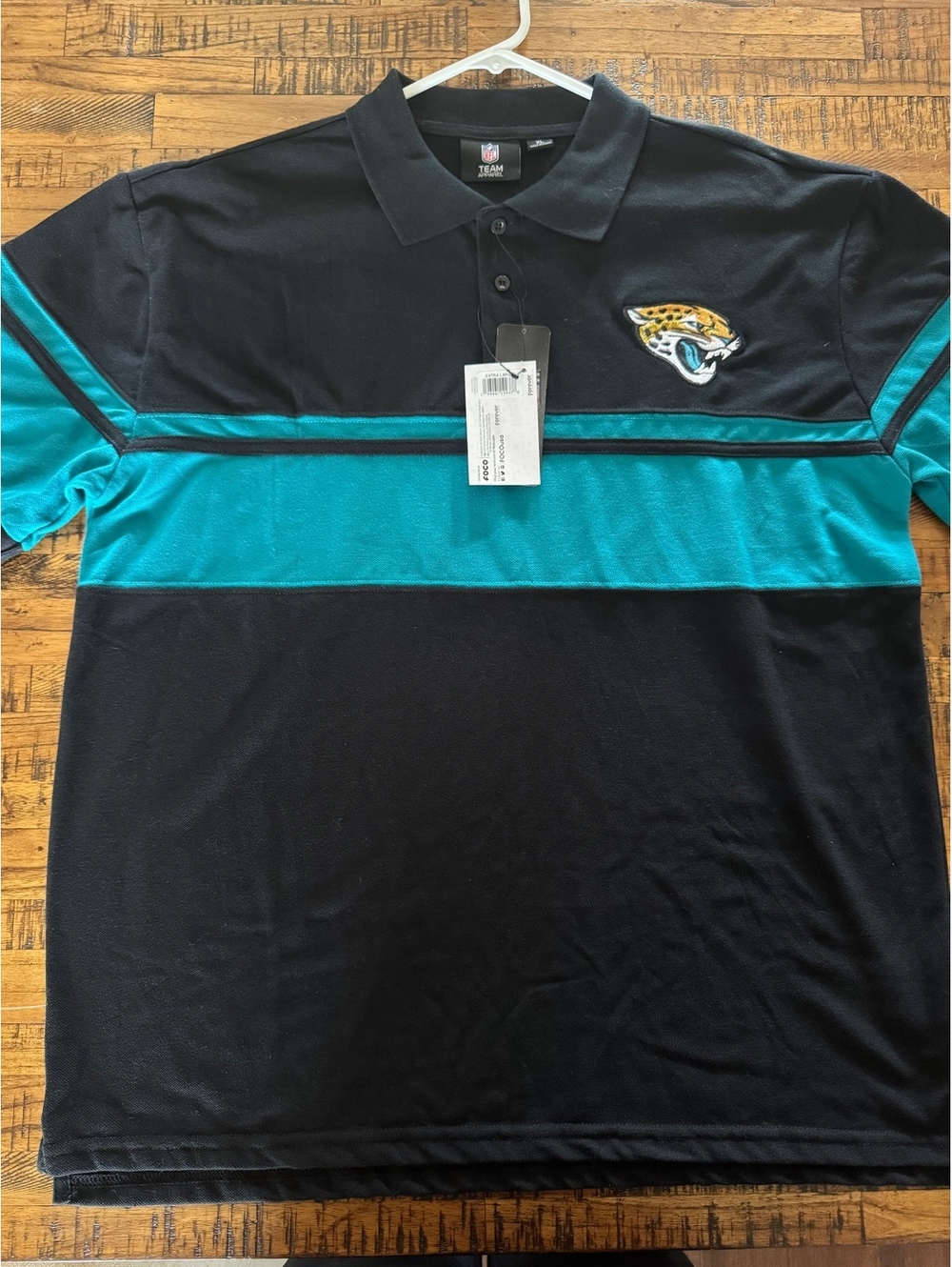 NFL Team Apparel Jacksonville Jaguars Polo Shirt XL